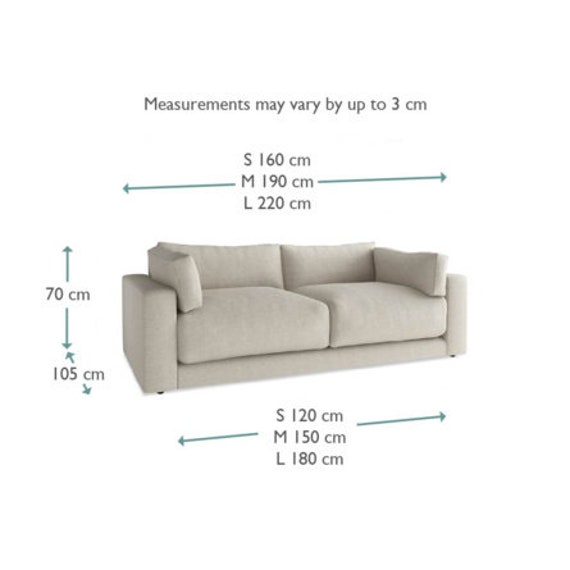 Sold Large Loaf Atticus Sofa Settee In Dark Grey Clever Linen