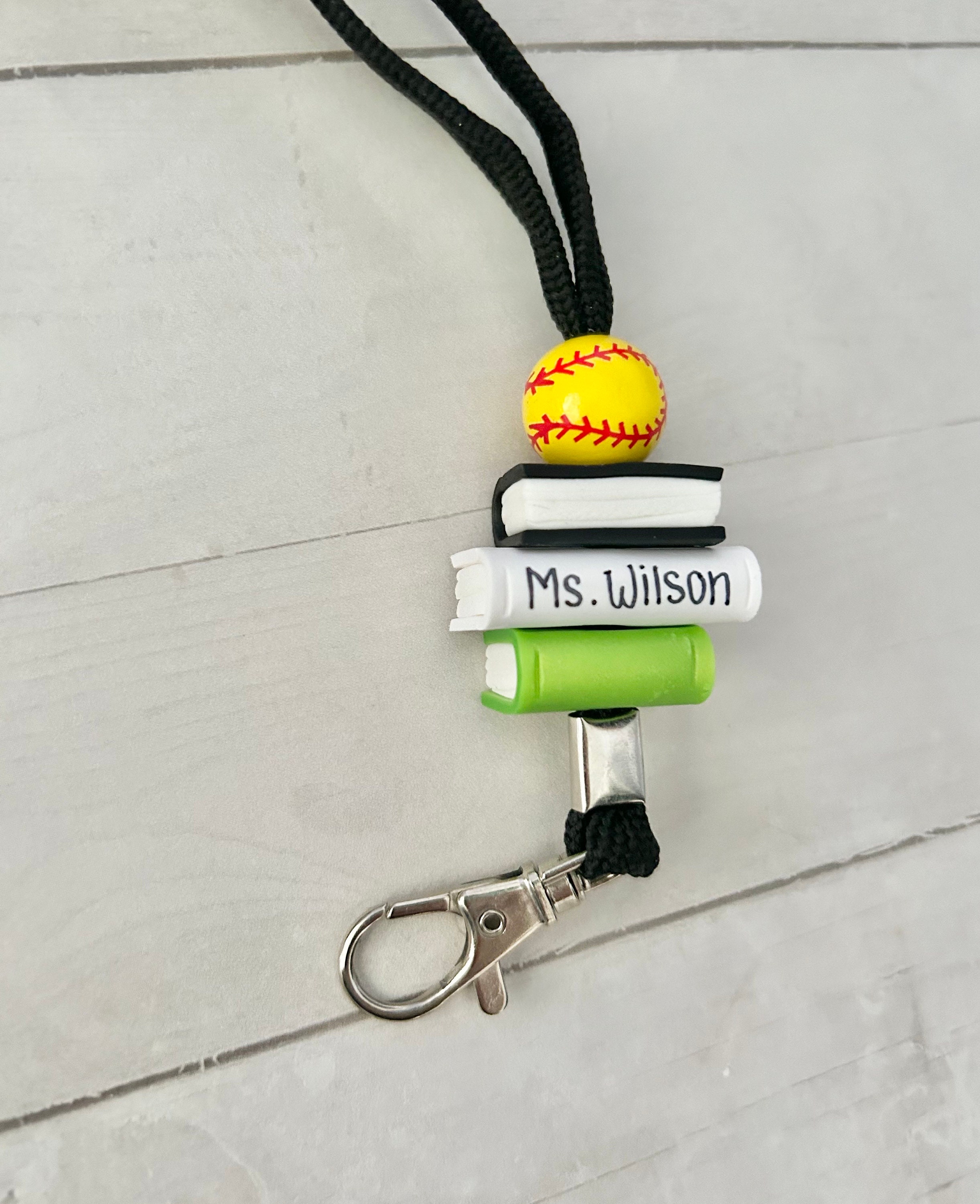 Custom Gym Teacher Lanyard, Personalized PE Teacher Lanyard, Gift for Volleyball/Baseball/Soccer Coach, Male Teacher