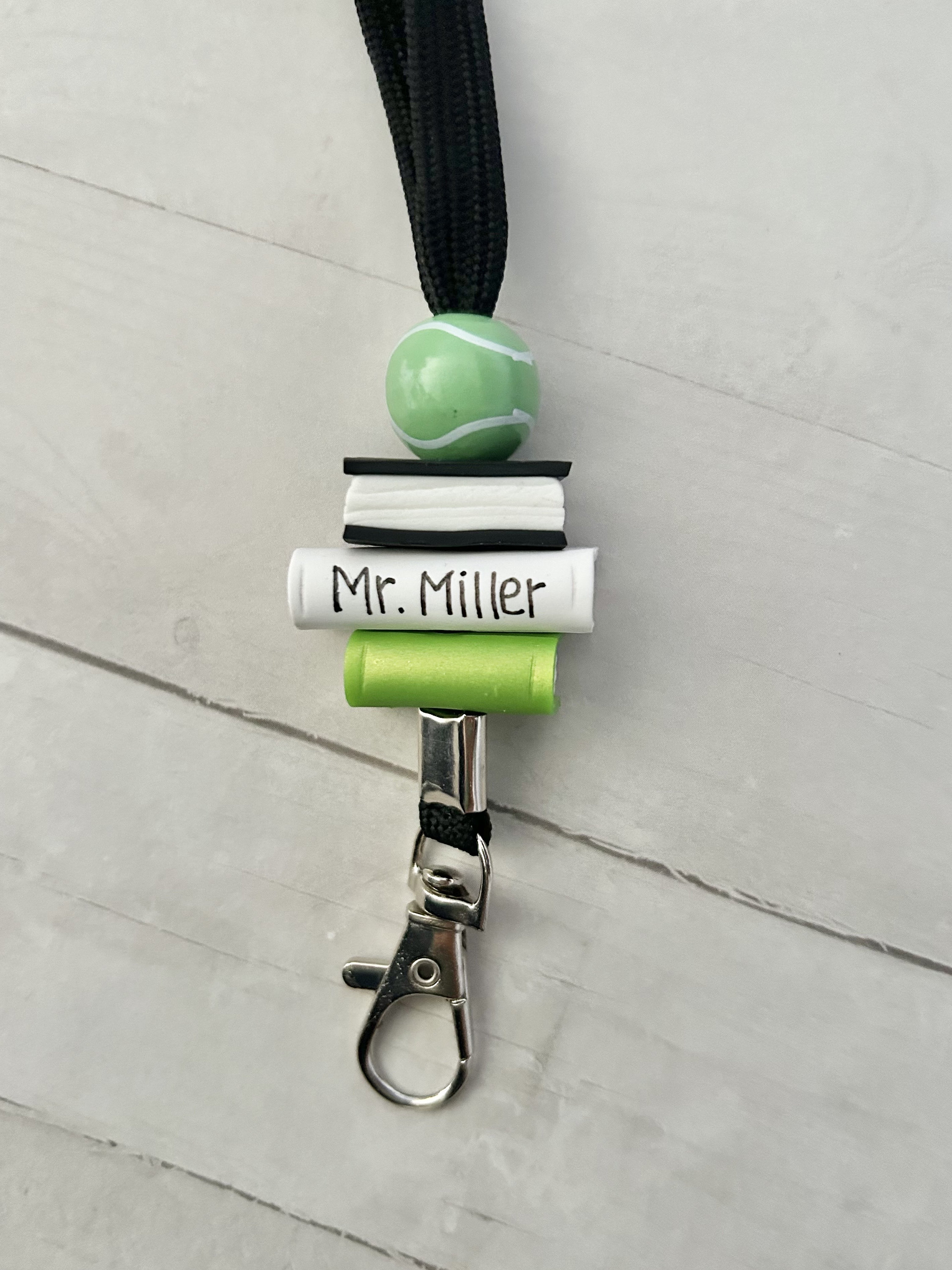 Custom Gym Teacher Lanyard, Personalized PE Teacher Lanyard, Gift for Volleyball/Baseball/Soccer Coach, Male Teacher