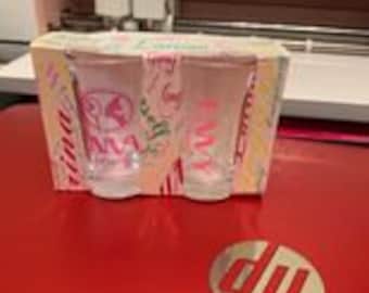 DT two shot glass template