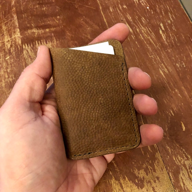 Football Leather Single Pocket Wallet Etsy