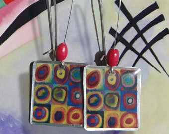 Wassily Kandinsky, Square with circle, Kandinsky circles, Kandinsky art, Color Study: Squares with Concentric Circles
