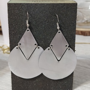 African Earrings, Geometric Earrings, Statement Earrings,Large Earrings,Gift Earrings, Geometric jewelry