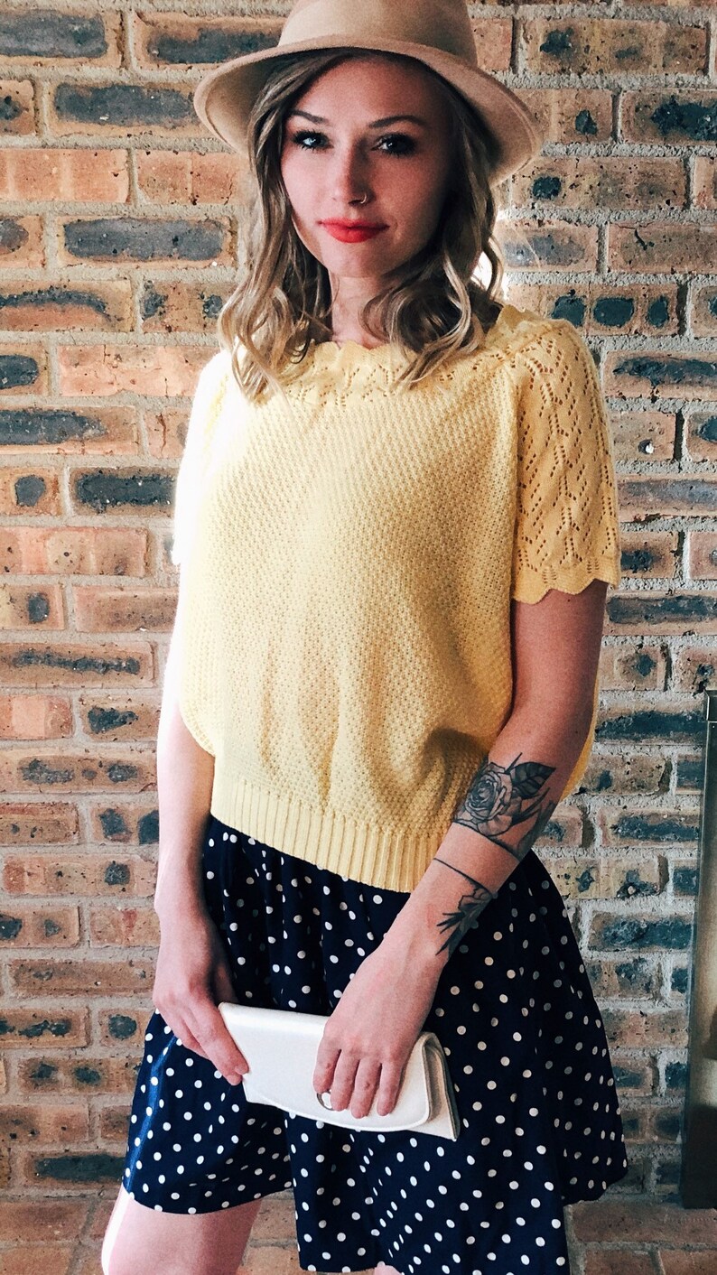 Navy polka dot skirt shorts