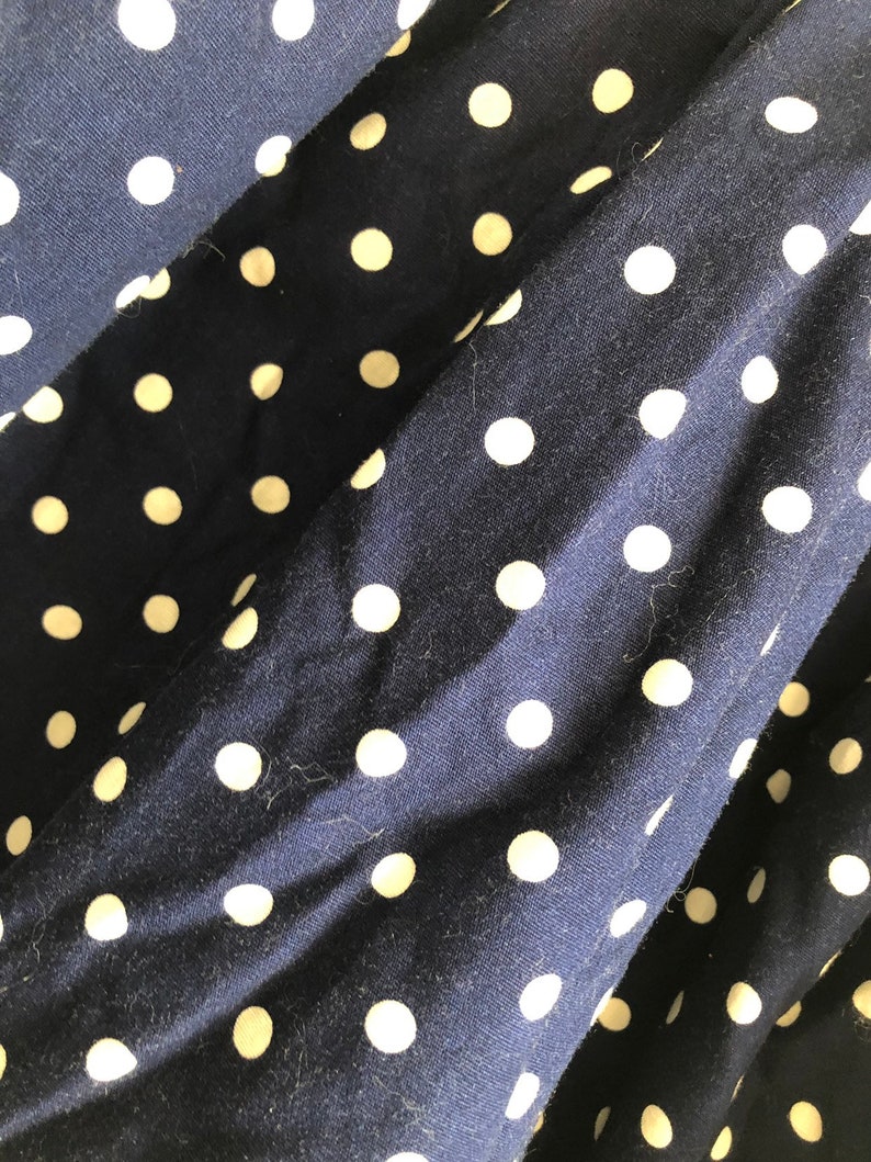 Navy polka dot skirt shorts