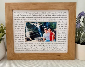 8x10 Dreams Framed song lyrics