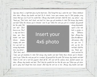 Humble and Kind Picture Mat Horizontal or Vertical 8 x 10