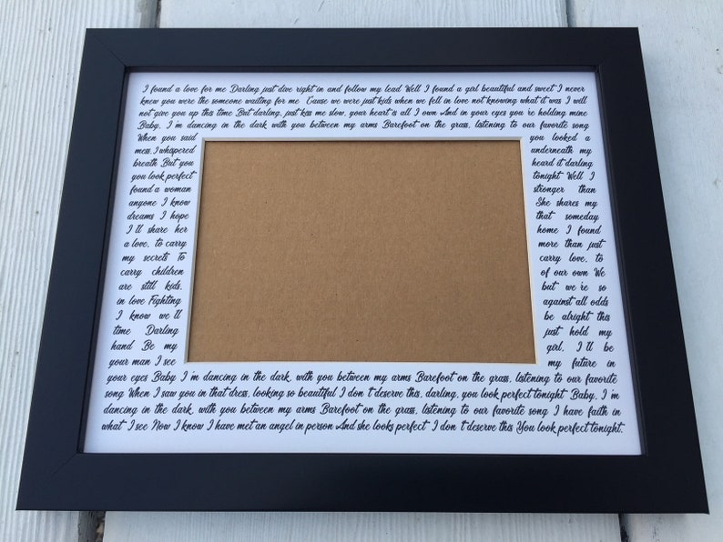 8x10 Amazed Lone Star Picture Mat Frame Any Lone Star Song Etsy