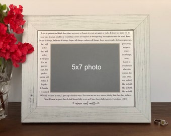 8x10 Personlized Photo Frame- Any song, Any Poem, Love Story, Only Fools Fall in Love, Any quote, Movie Quotes