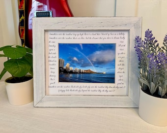 8x10 Somewhere Over The Rainbow / What A Wonderful World lyrics