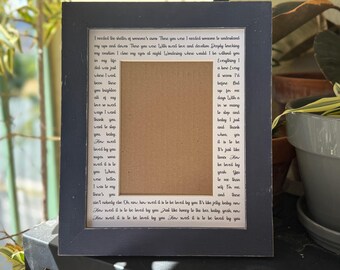 How Sweet It Is To Be Loved By You Framed 8x10 lyrics