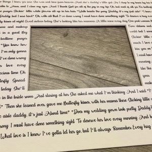11x14 Personalized Photo Frame - Any quotes, text, custom names and dates