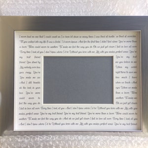 8x10 Frame your Father Daughter Dance