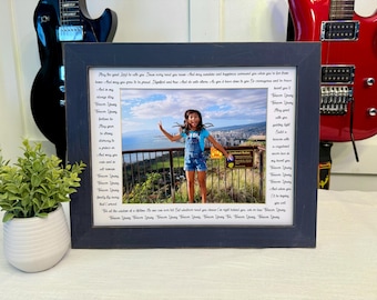 Forever Young 11x14 Mat cu to fit 8x10 photo