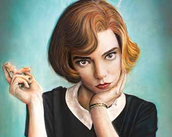 Beth Harmon, Anya Taylor-Joy Poster for Sale by zaykovadesigns