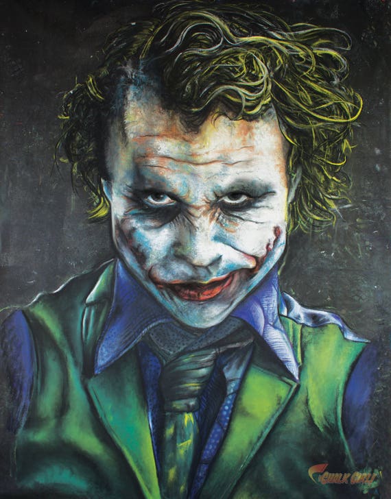 Joker Print Etsy