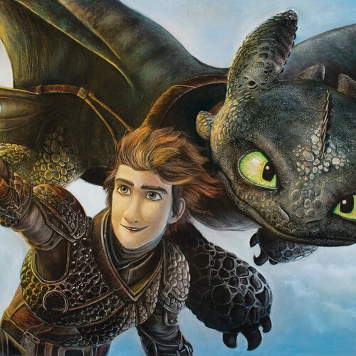 How to Train Your Dragon Toothless Printable Poster - Etsy