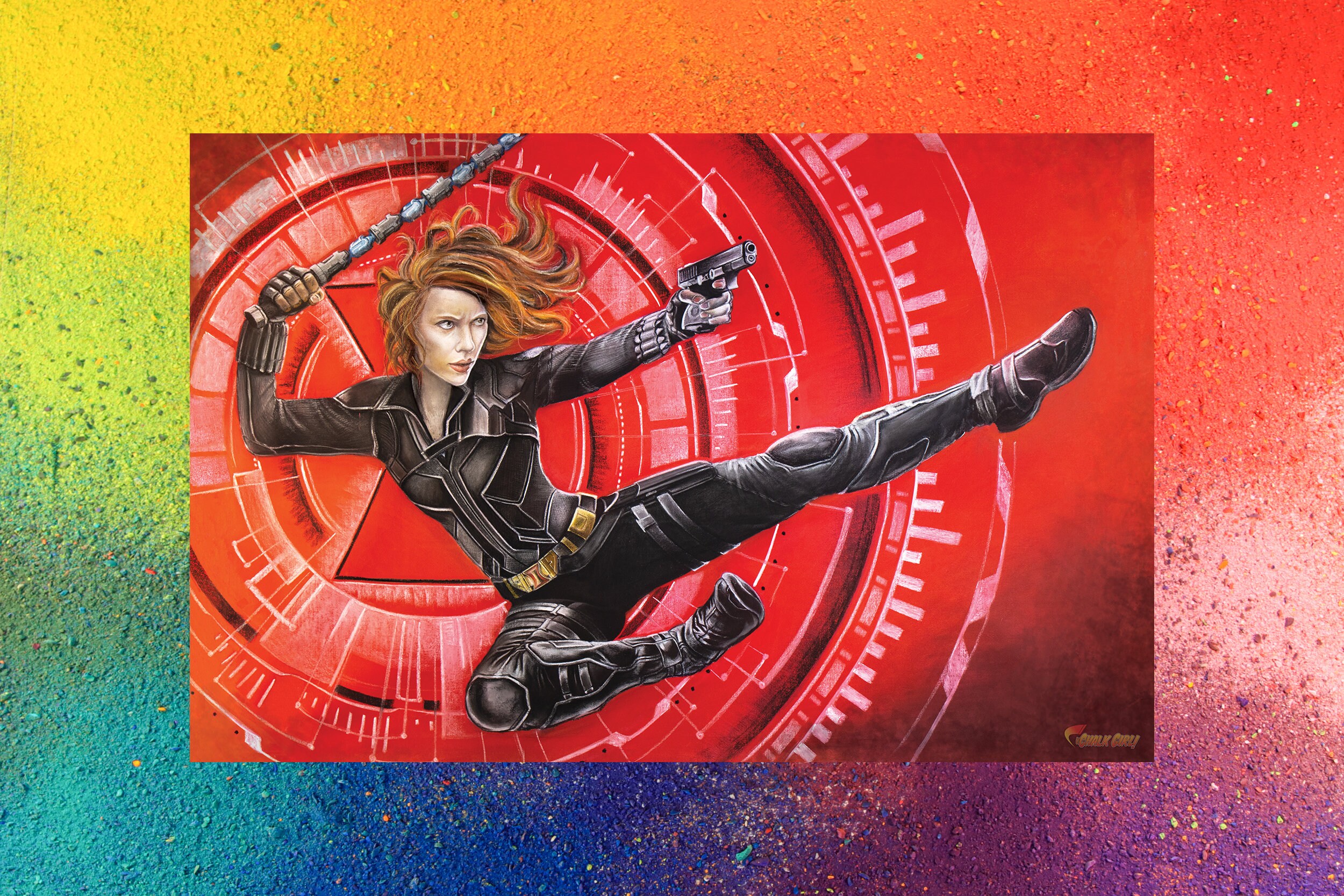Black Widow Art Poster