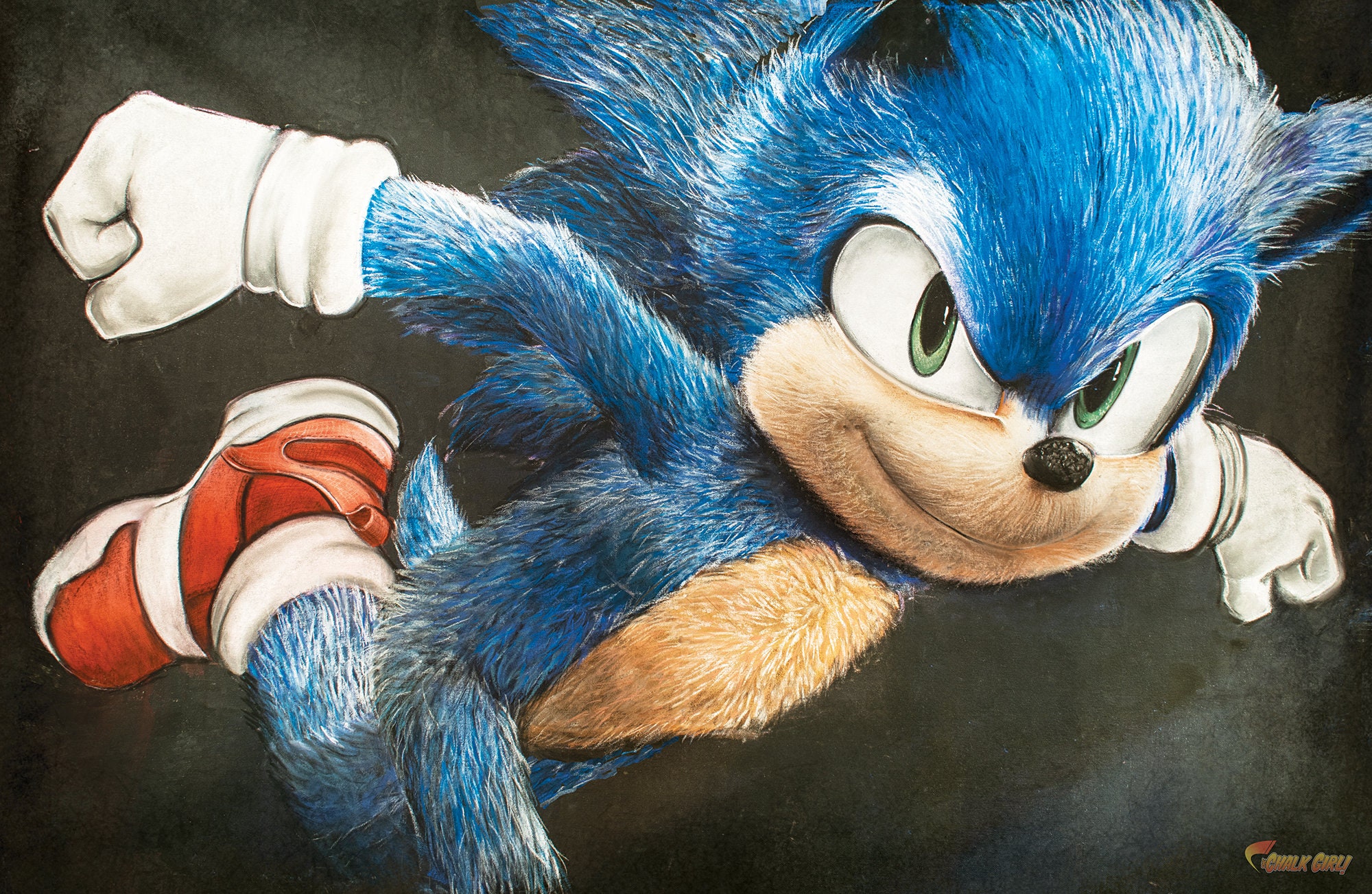 Kit de fantasia Sonic the Hedgehog, acessórios para fantasia infantil do  filme Sonic oficial