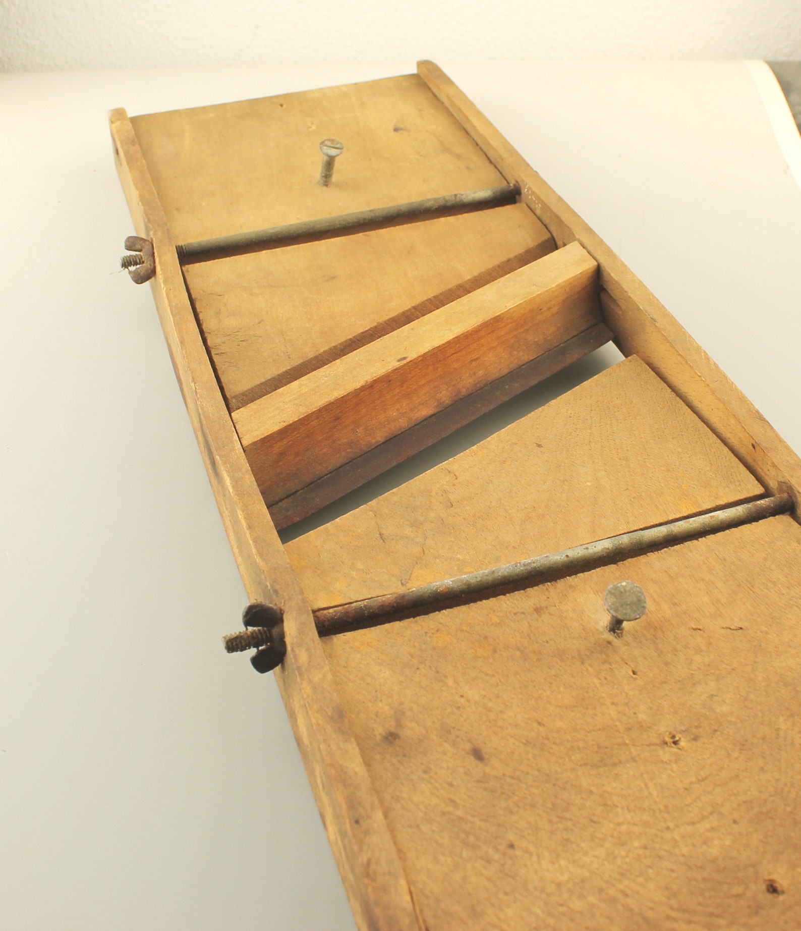 Antique Vegetable Slicer Wooden Mandolin Etsy