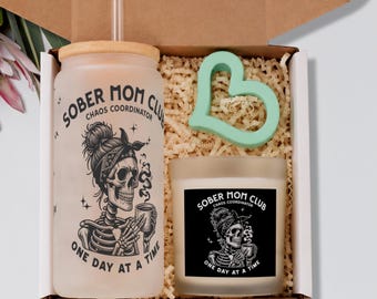 Set regalo per mamme sobrie / Regalo di sobrietà per la mamma / Anniversario di sobrietà AA NA / Regalo di recupero per il compleanno da sobria / Coordinatrice del caos