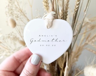 Personalised godmother gift  - Godmother present - Godmother gift keepsake