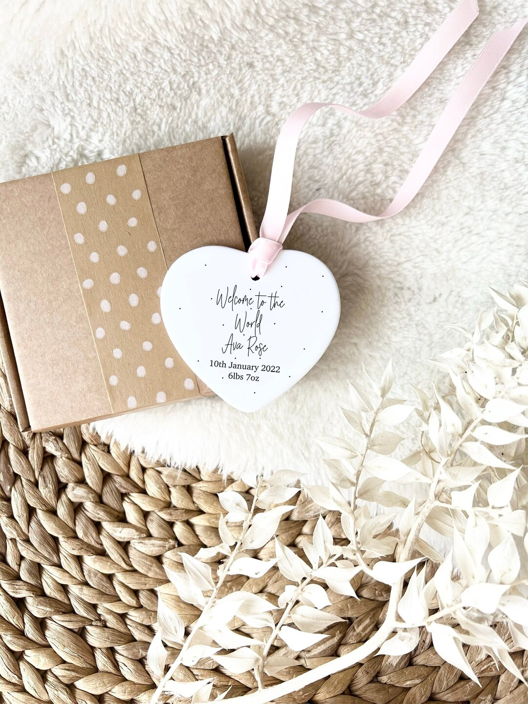 Welcome to the World Personalised New Baby Keepsake Gift - Custom ...