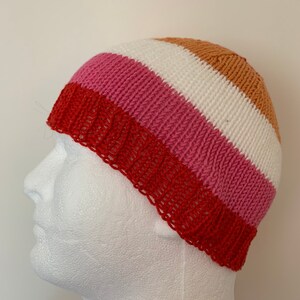 Lesbian Pride Cotton Beanie Hat