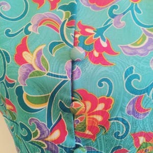 Adrianna Papell Vintage Floral Silk Short Sleeve Jacket EUC image 4