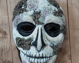 Paper mache death mask