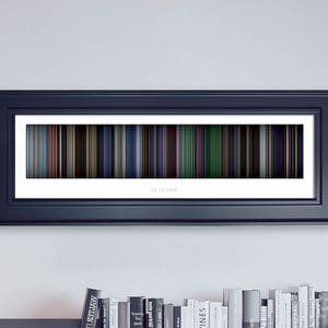 La La Land // Locandina del film // Codice a barre del film // Film Oscar // Premi Oscar // Decorazione murale // Panoramica