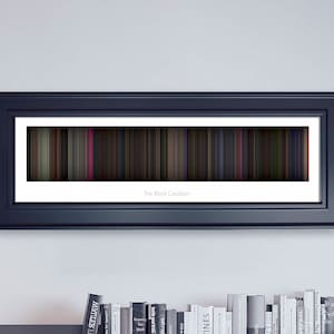 The Black Cauldron // Movie Poster // Movie Barcode // Disney Print // Wall Decor // Panoramic