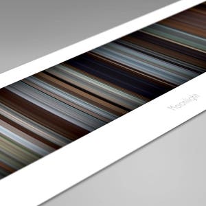 Moonlight // Movie Poster // Movie Barcode // Oscar Film // Academy Awards // Wall Decor // Panoramic image 2