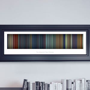 The Empireer's New Groove // Filmposter // Film Strichcode // Disney Print // Wanddeko // Panoramabild
