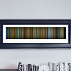 The Theory of Everything // Movie Poster // Movie Barcode // Oscar Film // Academy Awards // Wall Decor // Panoramic