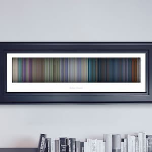 Robin Hood // Movie Poster // Movie Barcode // Disney Print // Wall Decor // Panoramic