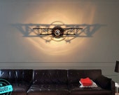 biplane aircraft,version II,black,60 w,220 volts,aviation light,75 85 100 cm,deco aviation,stampe,pitts,old biplane,aviation decoration