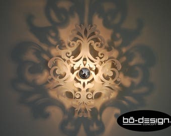 luminaire baroque,blanc 40/45/50/55/60/75 cm,60 w,220 volts,blanc,barocco,luminaire design,applique murale baroque,luminaire contemporain