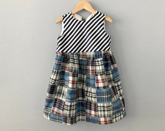 Blue Madras Dress
