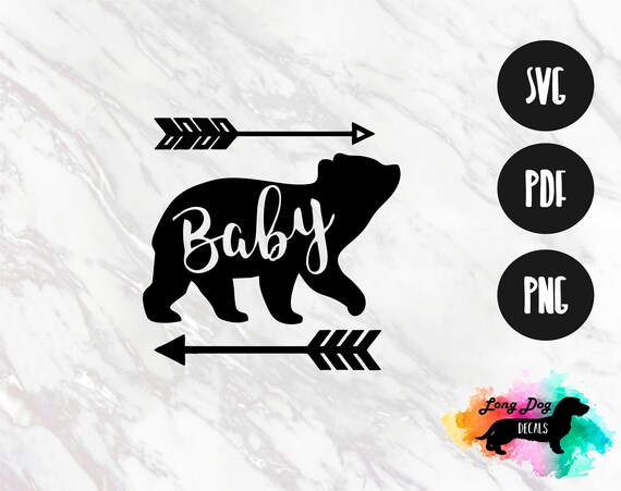 Baby Bear Svg File Baby Svg Cut File Etsy