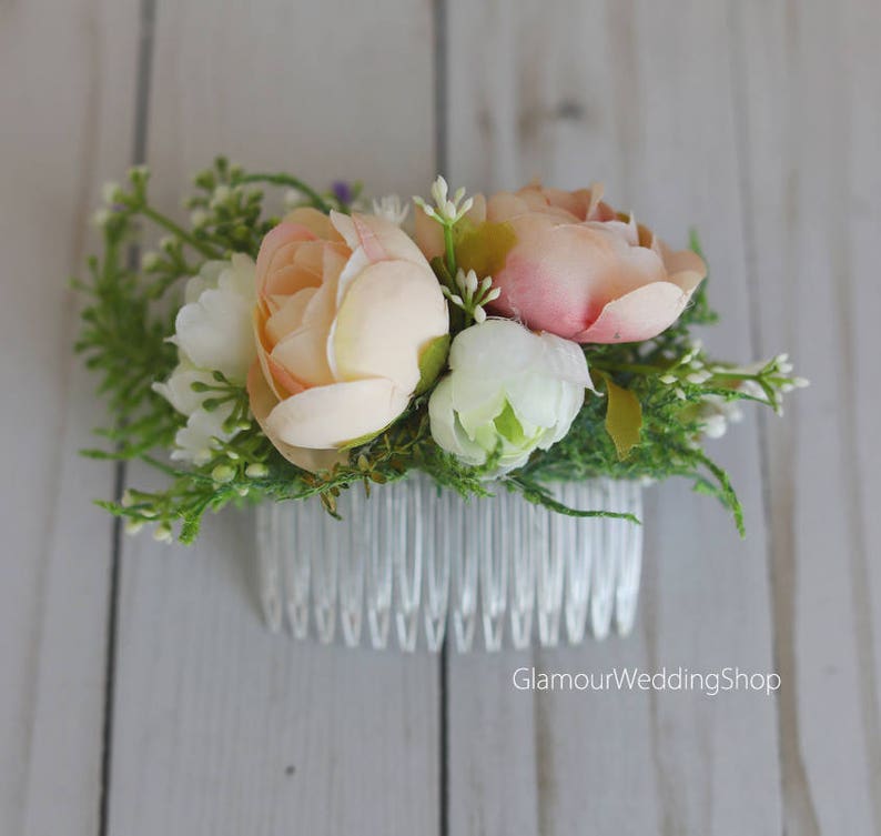 Hair Comb Bridal Hair Accessory Wedding Hair Comb Gift for bridesmaid Flower Girl Hair Flower Hair Comb Bridal Hair Piece