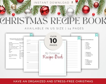 Livre de recettes de Noël