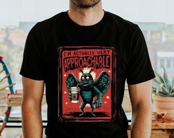 Mothman Unisex Tee: Cryptidcore Urban Legend T-Shirt