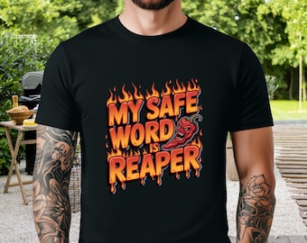 Spicy Hot Pepper Foodie Tshirt, Carolina Reaper Tee, Perfect Gift for Him or Her