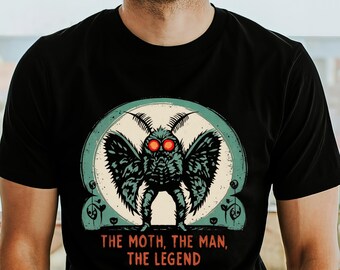Mothman T-Shirt: West Virginia Cryptid Tee, Stylish Cryptozoology Gift