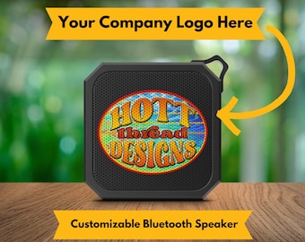 Personalized bluetooth speaker - gifts for employees, corporate appreciation, or unique custom logo gifts for coworkers and staff