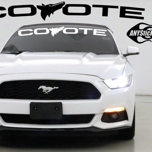 AnyStickerYouWant - Mustang Coyote Double Sided Graphic Vinyl Decal Sticker FITS