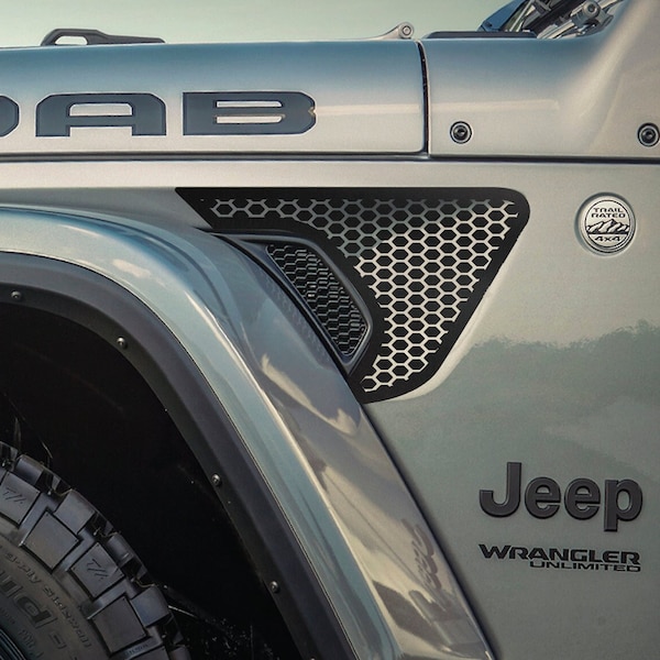 Jeep Jl Fender Vent Decal Etsy