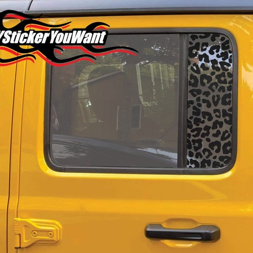 Leopard Print Vinyl Decal Hood Sticker Fits Jeep Wrangler JK Etsy