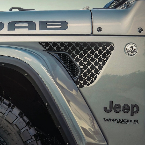 Jeep Fender Vent Decal Template Etsy